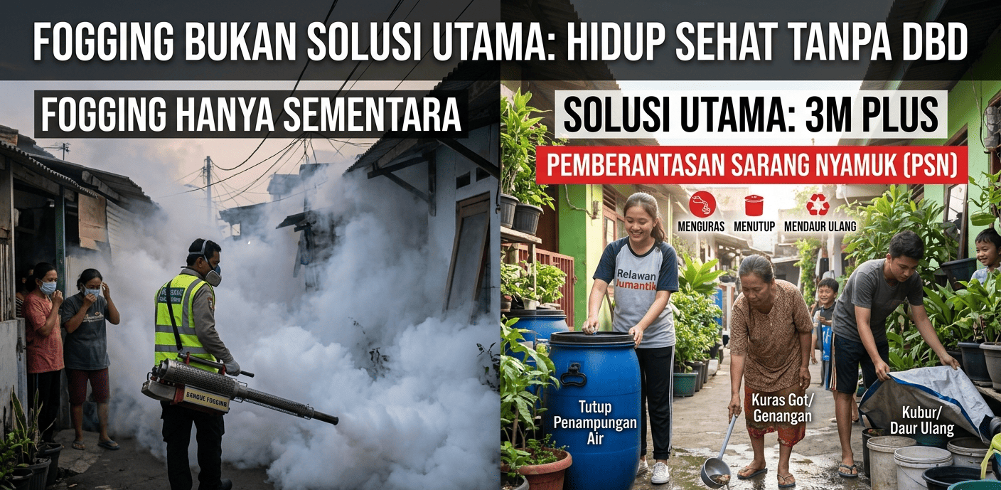 Fogging Bukan Solusi Utama Mengatasi DBD