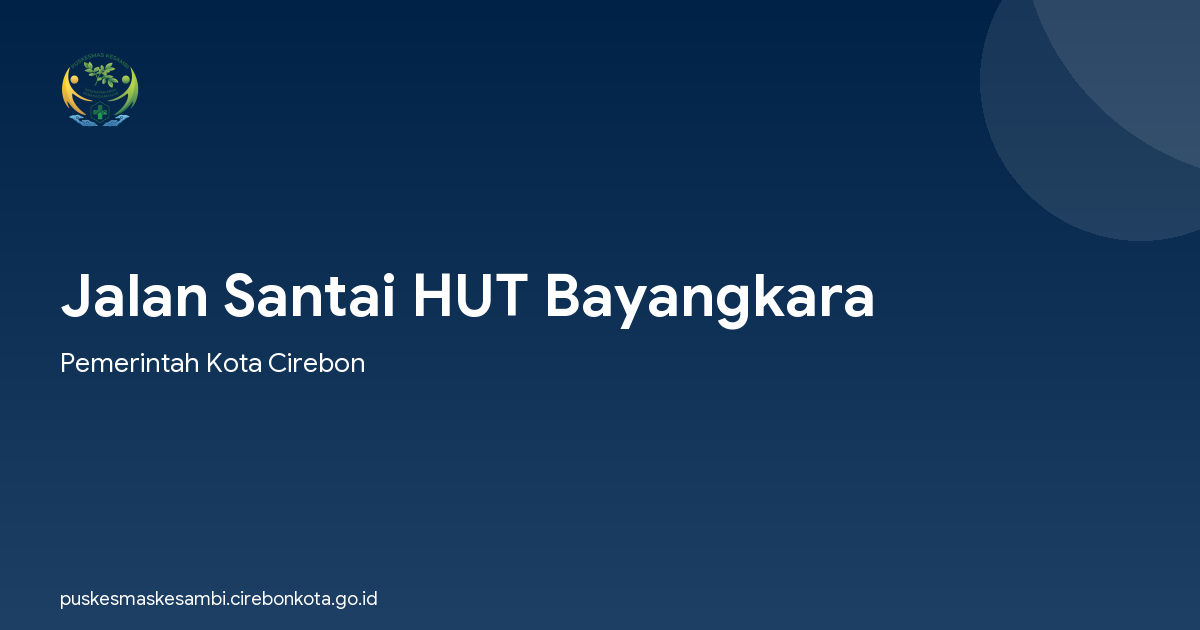 Jalan Santai HUT Bayangkara