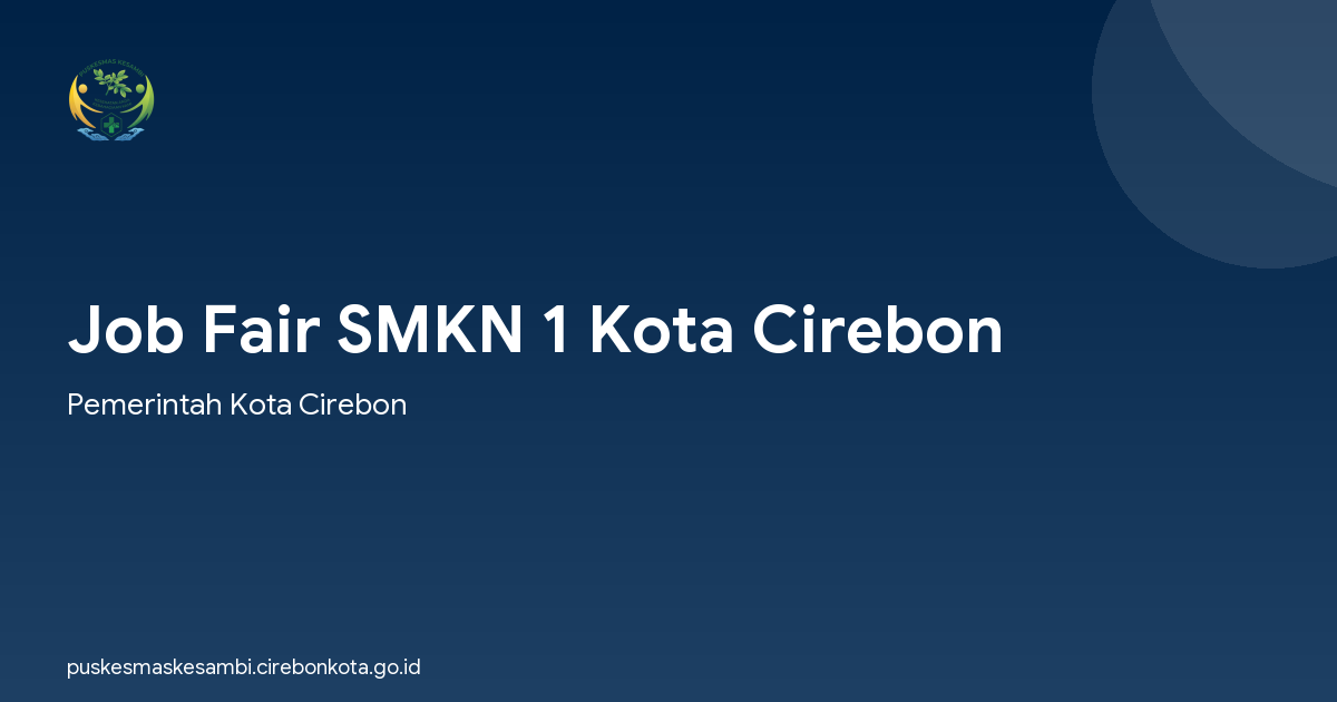 Job Fair SMKN 1 Kota Cirebon
