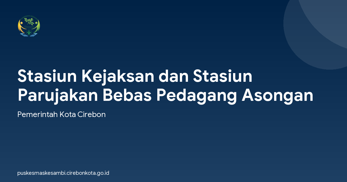 Stasiun Kejaksan dan Stasiun Parujakan Bebas Pedagang Asongan