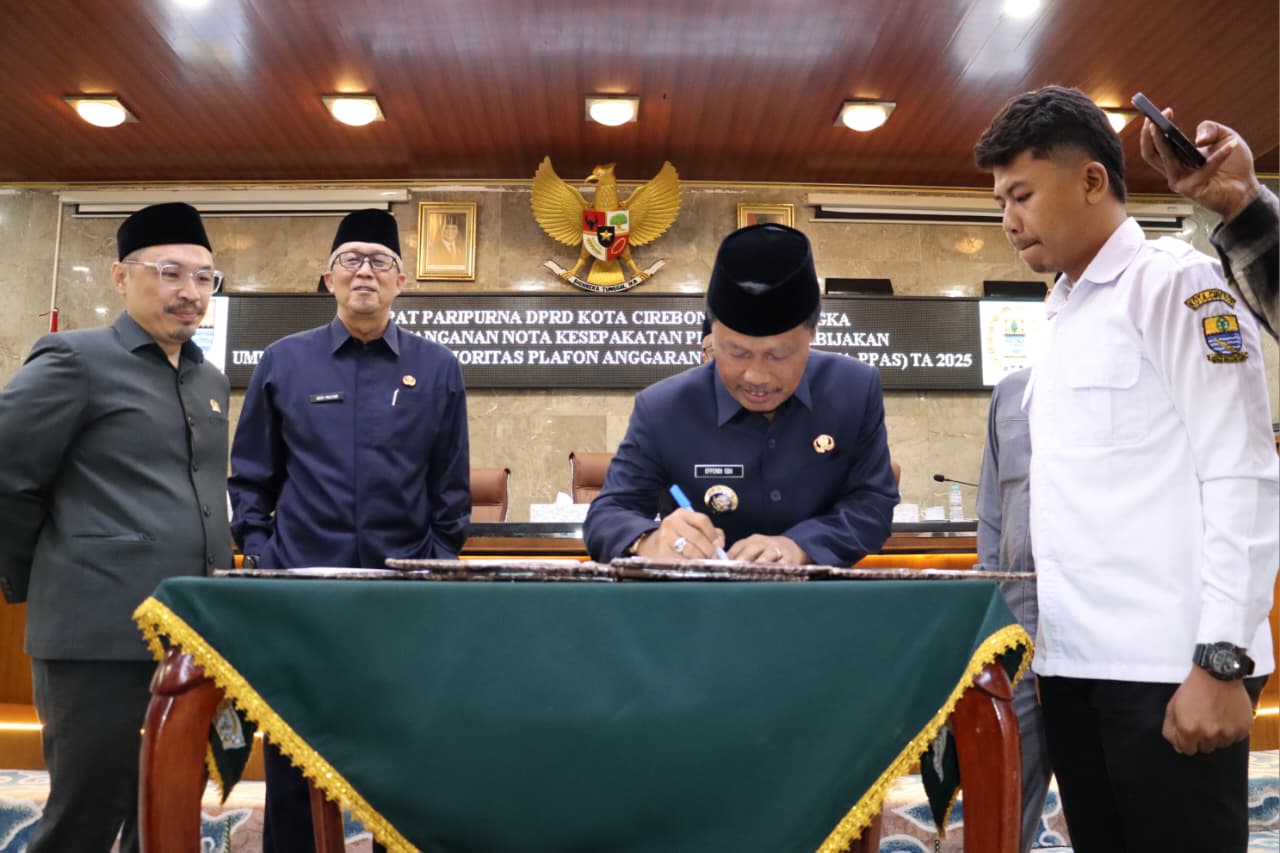 Pemkot dan DPRD Kota Cirebon Sepakati Perubahan KUA-PPAS Tahun Anggaran 2025