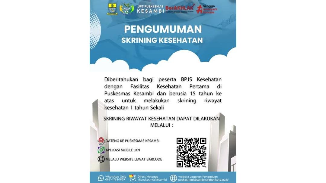 Sudahkah Anda Skrining Tahun Ini